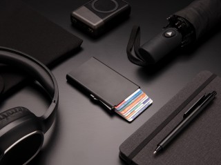 Tarjetero personalizado RFID de aluminio estándar